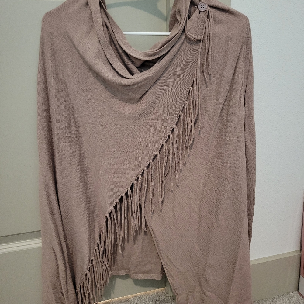 VICI collection fringe shawl small